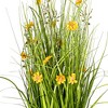 Vickerman Artificial Yellow Potted Artificial Cosmos and Grass - 2 of 4