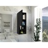 OUTSUPPLY Bathroom Storage Cabinet, Wall Mount Medicine Cabinet with Door for Bath Organization - 3 of 4