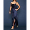 Women's Cowl Neck Satin Jumpsuit - SKIES ARE BLUE - 2 of 4