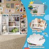 DIYSET 4-Tier Wooden Toy & Book Organizer, Sturdy Storage Shelf for Nursery, Playroom, & Kids' Bedroom - 3 of 4