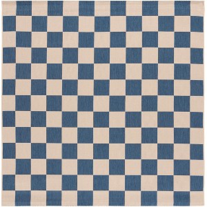 Courtyard CY6442 Power Loomed UV Resistant, Stain Resistant, Non-Shedding Indoor/Outdoor Rugs - Safavieh - 1 of 4