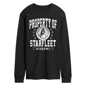 Men's - Star Trek - Property of Starfleet Long Sleeve Graphic T-Shirt - 1 of 4