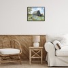 Stupell Industries Blue Floral Country Garden Black Framed Giclee Art - 2 of 4