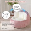 Faux Fur Bean Bag Sofa Chair for Adults, Foam Filled Giant  Bean Bag Couch with Handle and Non-Slip Base for Living  Room or Bedroom-Koiai - 3 of 4