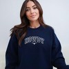 Simply Sage Market Women's Graphic Sweatshirt Embroidered Howdy Bull Varsity - 2 of 3