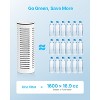 VEVOR Pitcher Water Filter Replacements, 3-pack Water Filters for Pitchers and Dispensers, No BPA, Last 3 Months or 211 Gallons, White - 4 of 4
