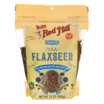 Bob's Red Mill Premium Whole Flaxseed.