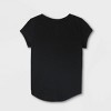 Toddler Girls' Solid Knit Short Sleeve T-Shirt - Cat & Jack™ - 2 of 3