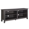NicBex Modern Farmhouse Solid Wood TV Stand, Media Console TV Cabinet for Living Room - 2 of 4