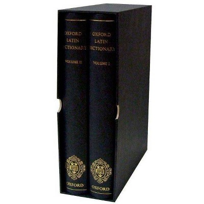 Oxford Latin Dictionary 2 Volume Set - by  Oxford Languages (Hardcover)