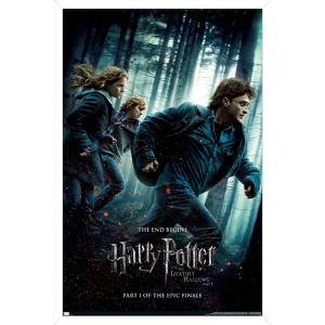 Trends International Harry Potter and the Deathly Hallows - Running Framed Wall Poster Prints - 1 of 4