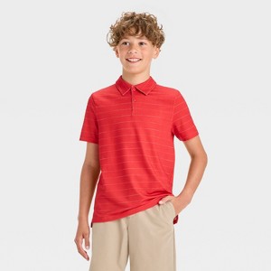 Boys' Textured Golf Polo Shirt - All In Motion™ - 1 of 3