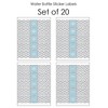 Big Dot of Happiness Winter Wonderland - Snowflake Holiday Party and Winter Wedding Water Bottle Sticker Labels - Set of 20 - 3 of 4