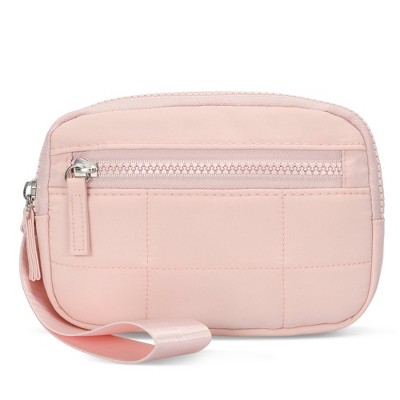 Hynes Eagle Women RFID Wristlet Wallet Phone Card ID Organizer Wallet Purse Pink