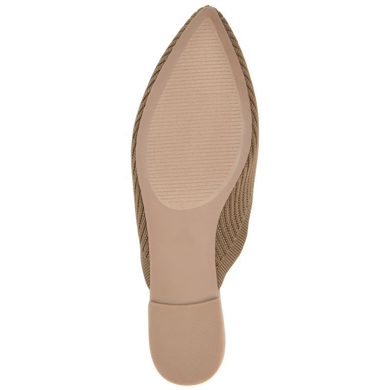 Journee Collection Womens Aniee Slip On Almond Toe Mule Flats, 6 of 10