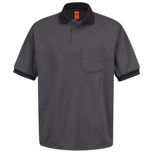 Red Kap Men's Short Sleeve Performance Knit Twill Polo - 1 of 2