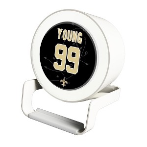 NFL New Orleans Saints Players Game Tactic Night Light Charger and Bluetooth Speaker - 1 of 3