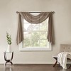 Gracie Mills Gayle Lightweight Crushed Sheer Window Scarf - 2 of 4