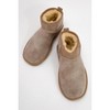 Pair Beige Suede Leather Ankle Boot (Women) | Forever & Always Shoes - 2 of 3