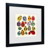 Trademark Fine Art - Jenny Frean Inky Ladybirds Matted Framed Art - 3 of 4