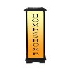 Techko Maid LED Solar 24.4" Welcome Home Medium Decorative Outdoor Lantern: Weather-Resistant, Dual Light Modes - 3 of 4