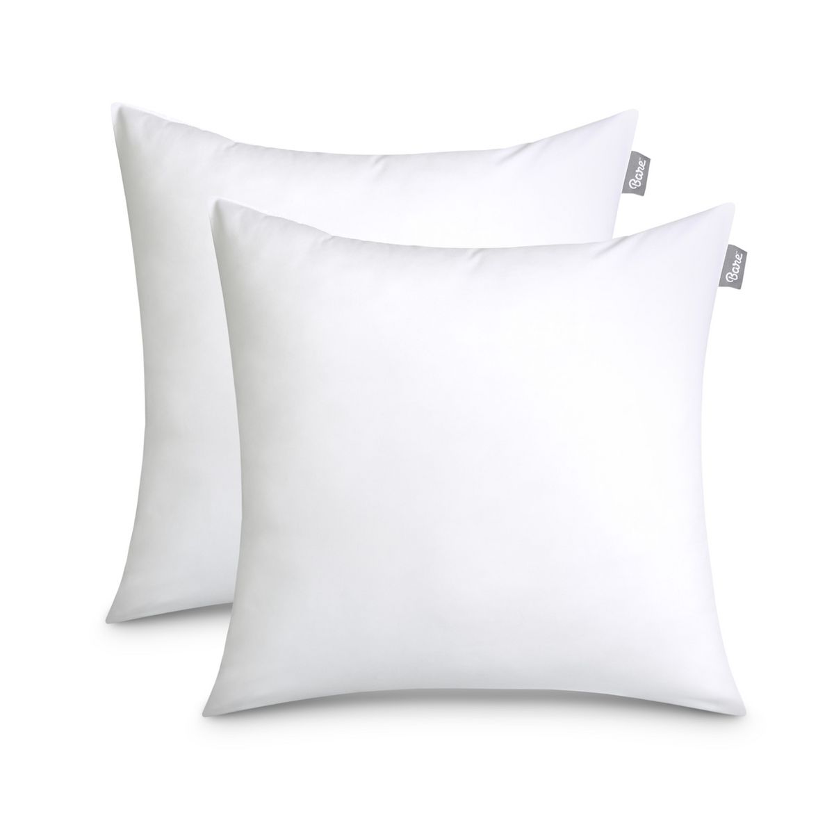 22" x 22" White Throw Pillow Inserts - Set of 2 by Bare Home