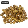 Unique Bargains Round Natural Wood Beads for Keychain Jewelry Making 200 Pcs - 3 of 4