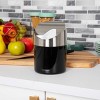 Mind Reader Mini Countertop Trash Can 0.4gal with Swivel Lid Set of 2 Black: Desk Trash & Organizer for Office Supplies - 3 of 4