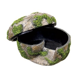 Zilla Reptile Naturalistic Rock Lair Terrarium Decor, Small (5.5" x 5" x 4") - 1 of 4