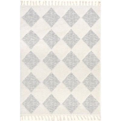 Nuloom Marissa High/Low Diamond Tassel Indoor Area Rug