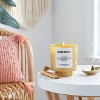 Gold Exterior Painted Glass w/ Glass Lid Incense and Santal "Bohemian" 7oz - Room Essentials™ - 2 of 3