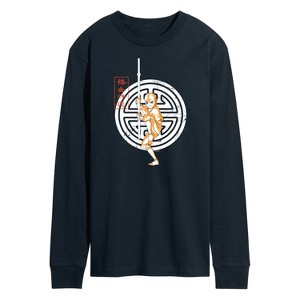 Men's - Avatar: The Last Airbender - Aang Crest Long Sleeve Graphic T-Shirt - 1 of 4
