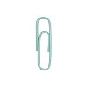 JAM Paper Colored Standard Paper Clips Small 1 Inch Teal Paperclips 21832064B - 3 of 4