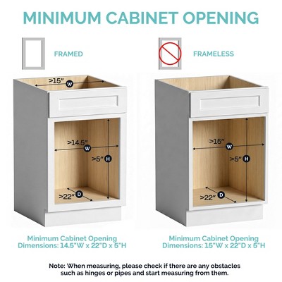 HomLux Pull Out Cabinet Organizer with Soft Close 16.5-W x 21-in D Cabinet Drawers Slide Out for Kitchen Base Cabinet — фото 3