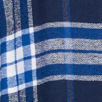 navy white blue plaid