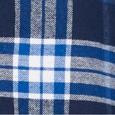 navy white blue plaid