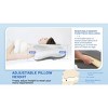 LISM Contour Bed Pillow,Adjustable Bed Memory Foam Pillows for Side Back Stomach Sleeper - 3 of 4