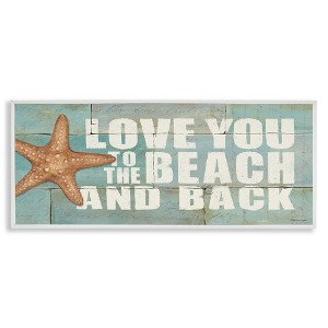 Stupell Industries Beach & Back on Bricks, 30" x 13" - 1 of 4