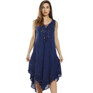 Riviera Sun Dress / Dresses for Women (Dark Denim, Medium) - 1 of 2