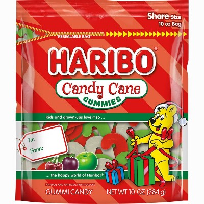 Haribo Holiday Candy Cane Gummies - 10oz