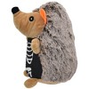 Multipet Hedgehog Skeleton Dog Interactive Plush Toy - White/Tan/Black - 4 of 4