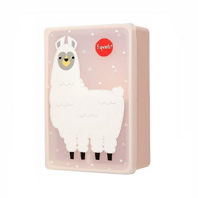 3 Sprouts Kids Silicone Bento Box - Llama