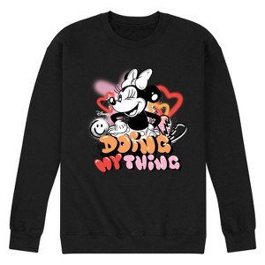 Men's - Disney - Minnie Mouse Graphic Fleece Sweatshirt - 1 of 4