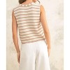 Women's Stripe Vest Top - MIOU MUSE - 2 of 3