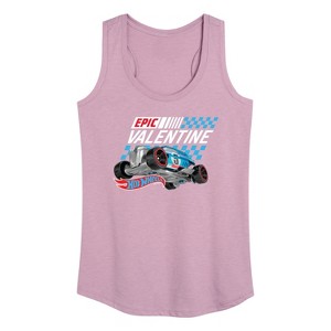Women's - Hot Wheels - Valentine's Epic Graphic Racerback Tank - 1 of 4