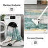 Modern Abstract Area Rugs, 9x12 Machine Washable Stain Resistant Floor Carpet with Non-Slip Backing - 3 of 4