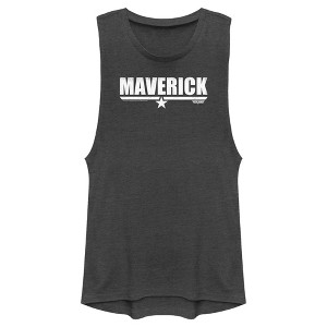 Juniors Womens Top Gun Maverick Festival Muscle Tee - 1 of 4