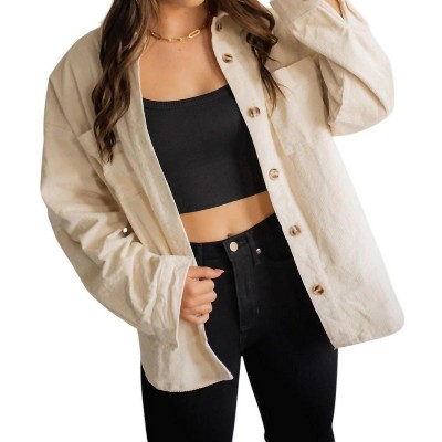 Women's Blake Corduroy Shacket - falcon park