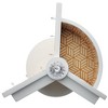 OnDisplay Stella Gold Geo Print Rotating Jewelry/Accessory Organizer - White - 4 of 4