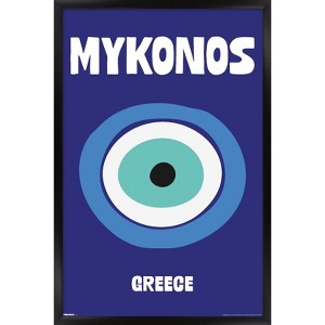 Trends International Reinders: Destinations - Destination Mykonos Framed Wall Poster Prints - 1 of 4